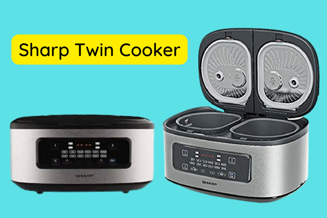 Sharp twin cooker